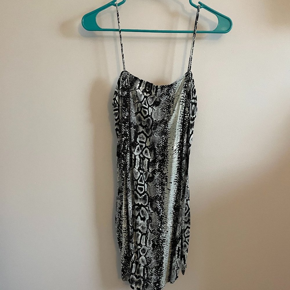 motel rocks snakeskin dress